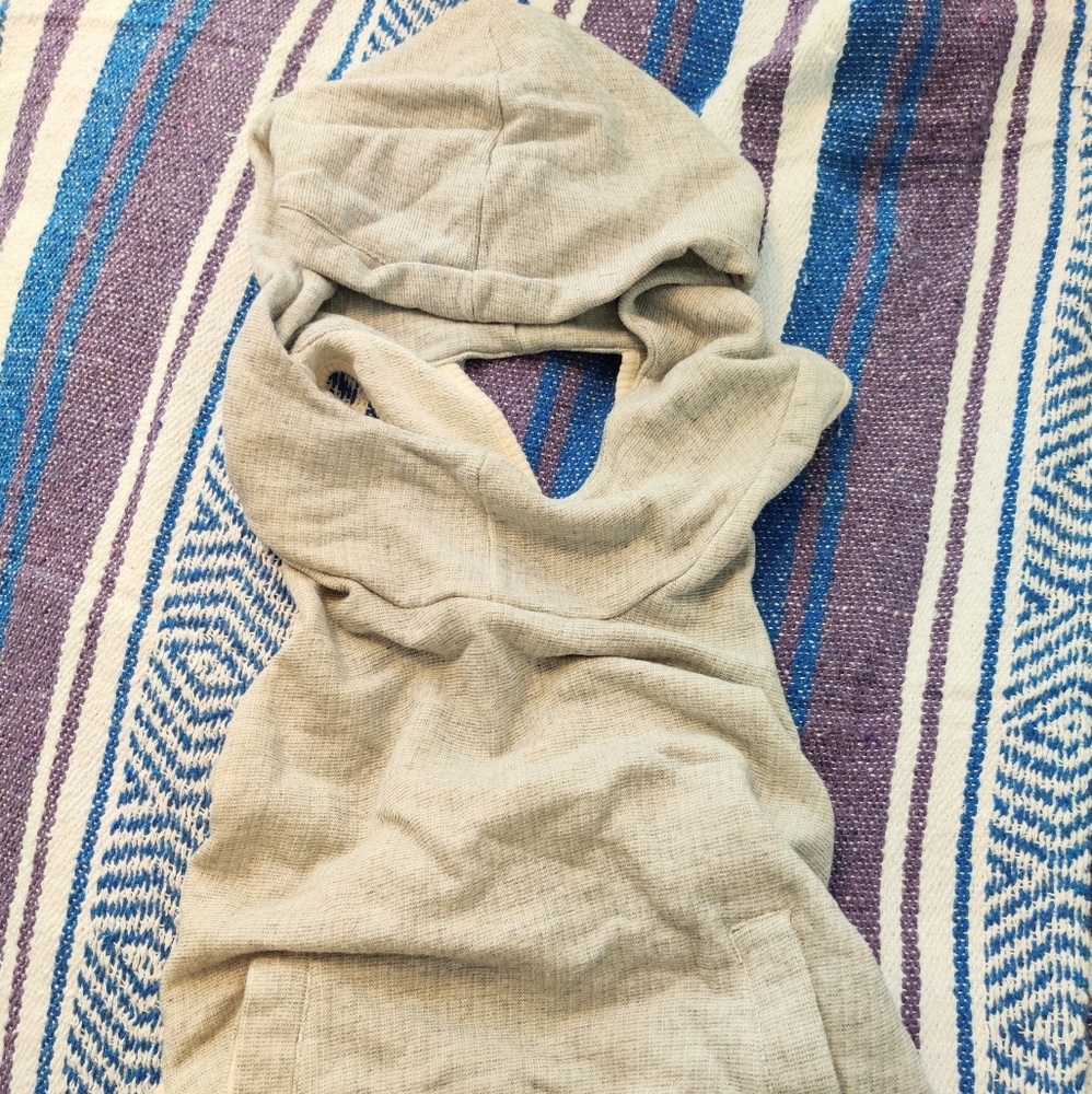 Yoga Hoodie Sleeveless Coverup Top